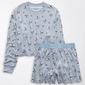 AE Snoopy pajamas & hair tie!